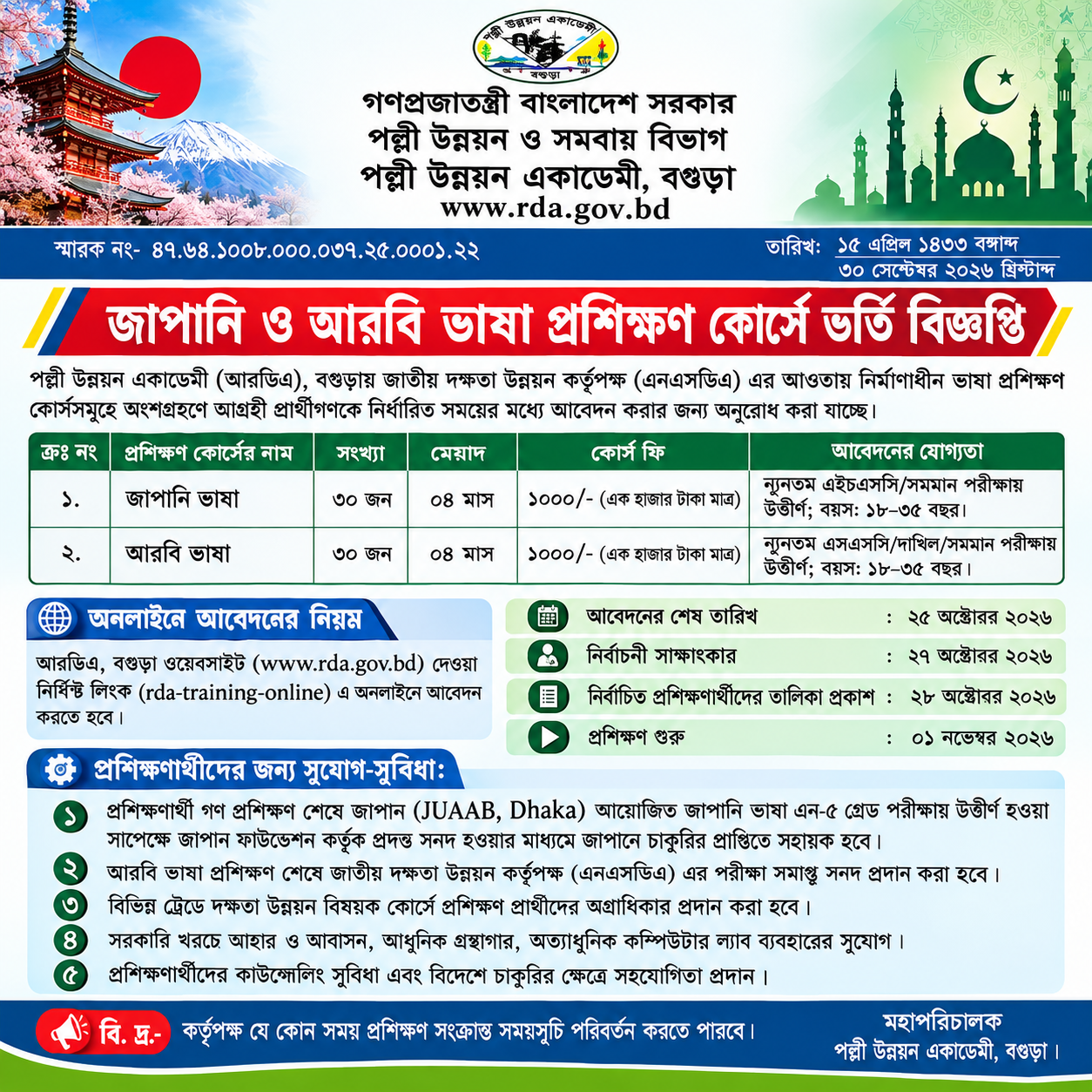 জাপানি  ভাষা প্রশিক্ষণ কোর্স